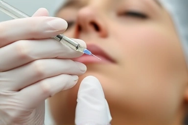 熟練の医師による、痛みを抑えた丁寧な美容施術の様子