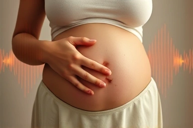 엄마의 사랑이 담긴 목소리가 아기에게 전달되는 모습