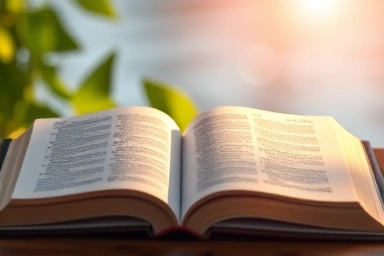 성경책과 함께 찾아오는 마음의 평안