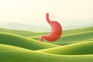Symbolic image of a healthy stomach and digestive relief.