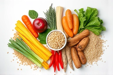 Natural ingredients for a healthy diet.
