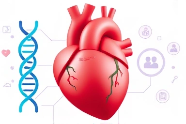 Symbolic representation of advanced, personalized heart disease prevention.