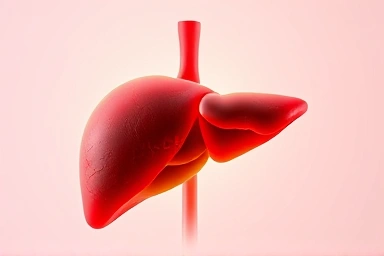 Healthy liver vs. fatty liver, concept of liver improvement