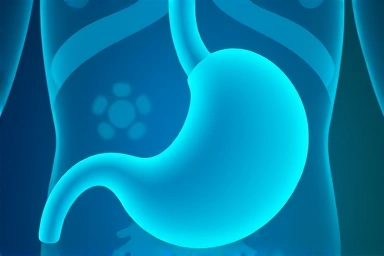 Symbolic representation of stomach healing and protection