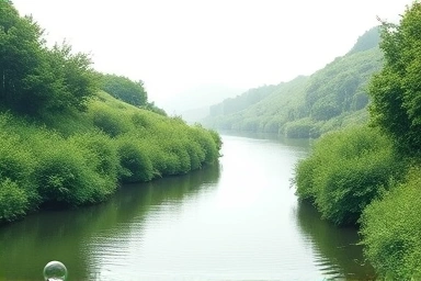 Symbolic image of a balanced digestive system and gas relief.