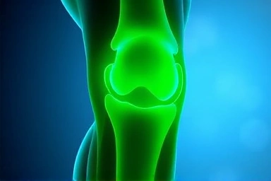 Symbolic representation of a healthy, revitalized knee joint.