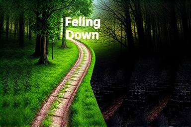 Metaphor for lethargy vs. depression paths