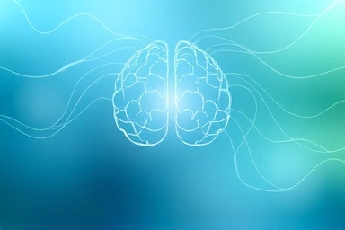 Brain pathways balancing, abstract calm, mental clarity metaphor