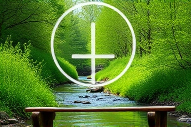 Serene landscape symbolizing inner peace and balance.