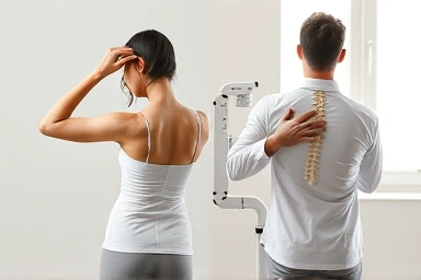 Scoliosis correction: exercise vs. professional treatment synergy.