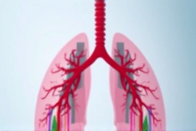 Abstract warning sign made of colorful mucus strands.