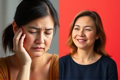 Symbolic representation of symptom relief in ulcerative colitis