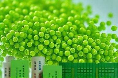 Microalgae in clear water, symbolizing Omega-3 source.