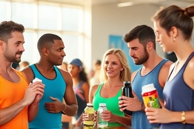 Athletes considering different amino acid supplements.