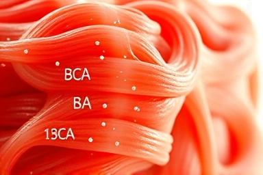 BCAA molecules reinforcing muscle fiber structure for strength