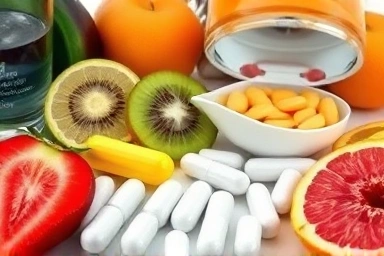 Calcium supplements, fiber-rich foods, hydration for constipation relief.