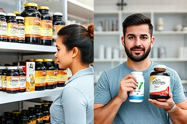 Confusion over generic supplements vs. confidence with personalized options.