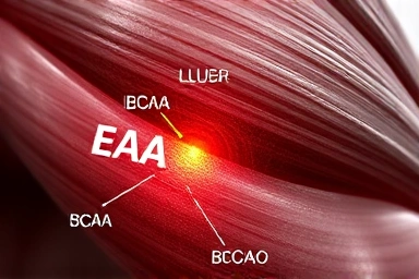 Amino acid absorption into muscle fibers