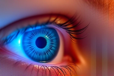 Symbolic eye protection from digital blue light