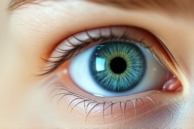 Healthy human eye symbolizing clear vision and eye health.