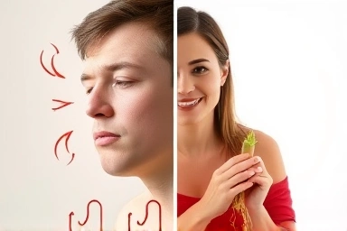 Ginseng's effect on body constitution: heat vs. benefit.