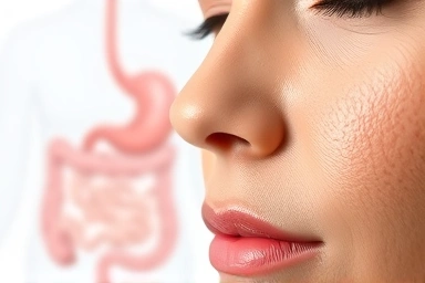 Healthy skin and gut health connection