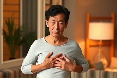 Person finding relief from IBS symptoms