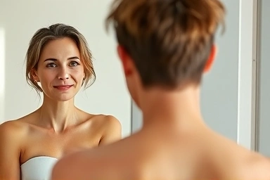 Confident adult achieving health goals, symbolizing renewed vitality.