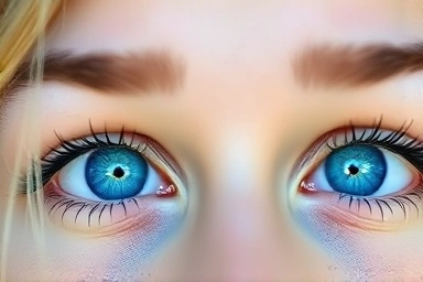 Healthy eyes symbolizing good vision and antioxidant benefits.