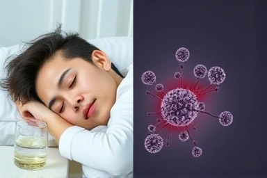 Hangover relief, liver cell protection, natural wellness concept.