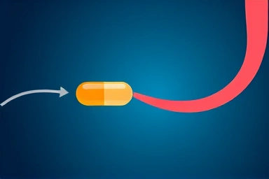 Symbolic representation of comfortable omega-3 absorption pathway.
