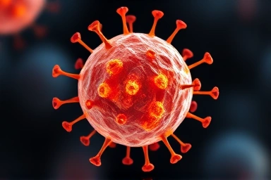 Healthy human cell with protective shield