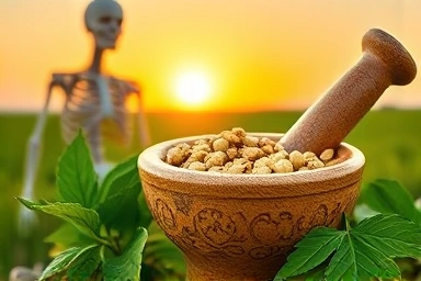 Natural ingredients for menopause and bone health, herbal extraction process