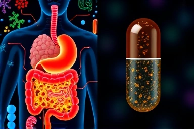 Healthy gut microbiome and probiotic capsule