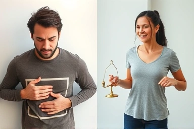 Transformation from appetite struggle to balanced well-being.