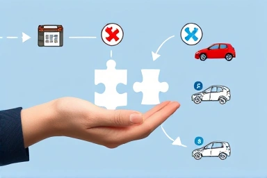 Organized insurance claim process after a car accident.