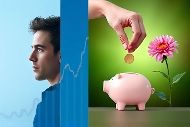 Investment growth vs. safe savings comparison