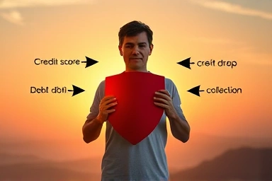 Financial recovery, credit score protection, debt management shield