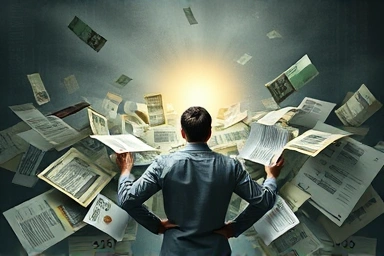 Person stressed by financial debt, finding a path to recovery.