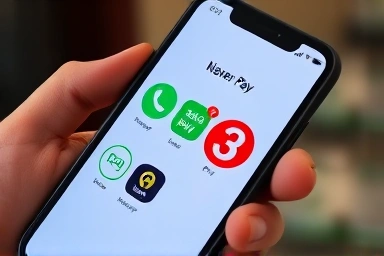 Smartphone displaying payment apps with reward symbols