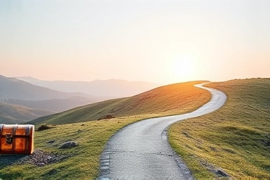 Financial decision point: choosing between safe savings and higher-risk investments.