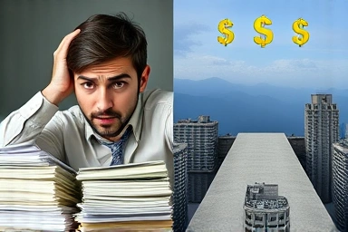Stressful taxes versus a clear path to financial security.