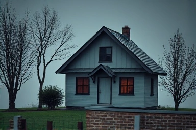 Inherited house with mortgage, financial responsibility concept