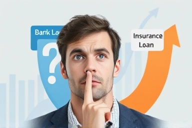 Choosing between bank loan and insurance policy loan.