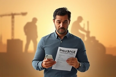 Person stressed about insurance due to job change risk