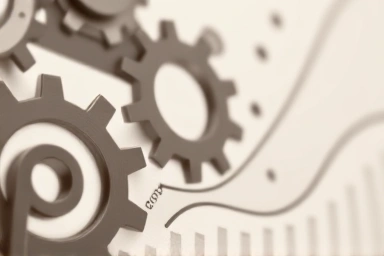 Abstract financial planning visualization