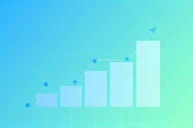 Financial growth and savings metaphor, abstract design