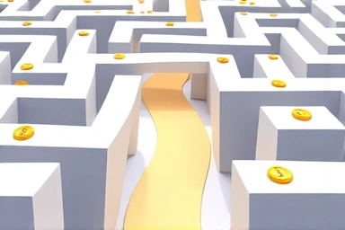 A clear path through a financial maze towards clarity.