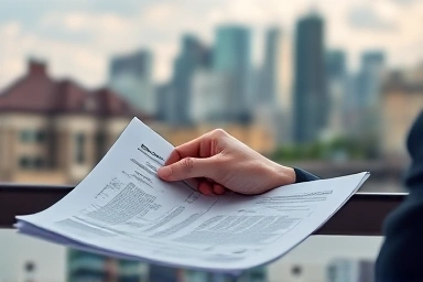 Reviewing financial documents for property investment