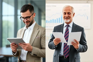 Robo-advisor convenience vs. human financial advisor expertise.